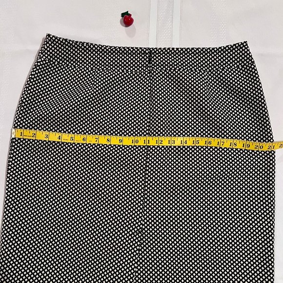 NWOT Ann Taylor black white skirt size 12 - Picture 3 of 13